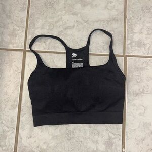 All in Motion Black Sports Bra with Racerback